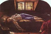 Henry Wallis The Death of Chatterton oil
